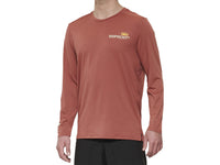 100% Airmatic Long Sleeve Jersey - Cardinal
