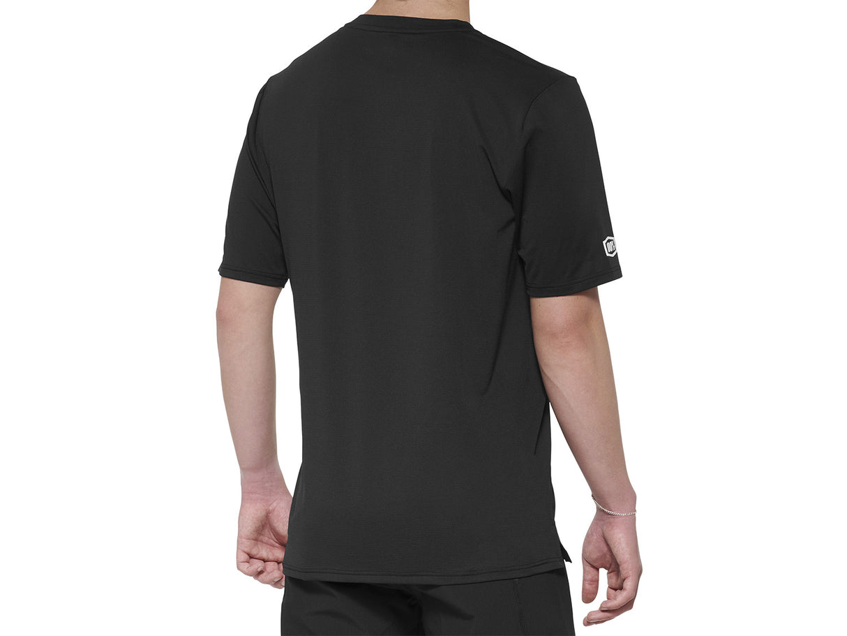 100% Airmatic Short Sleeve Jersey - black