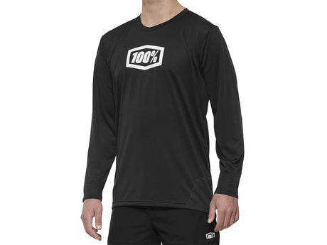 100% Ridecamp Long Sleeve Jersey - black