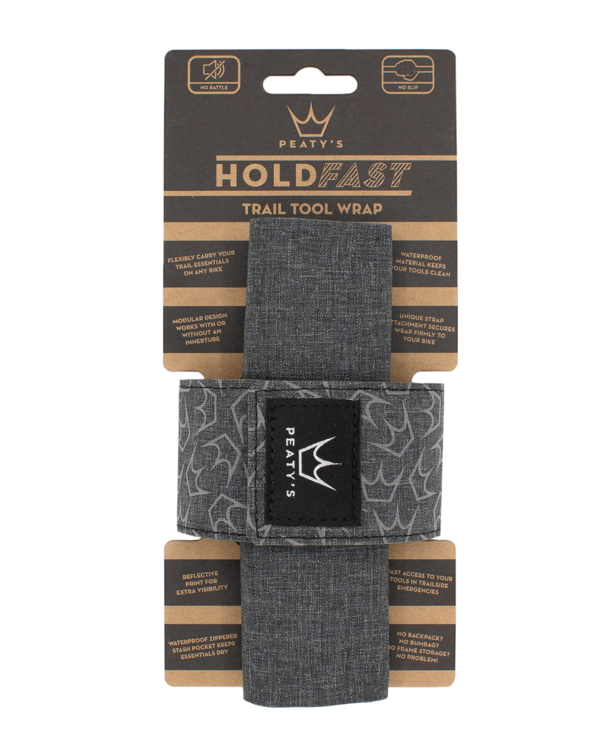 HoldFast Trail Tool Wrap - Slate Grey