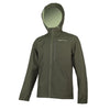 Hummvee Waterproof Hooded Jacket - Bottle Green 