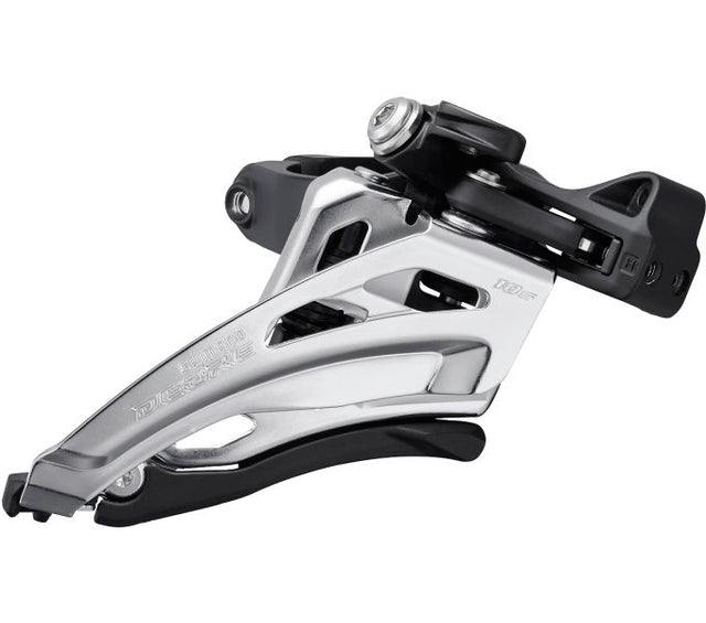 Umwerfer DEORE FD-M4100 2x10 SIDE-SWING - Schelle mittig
