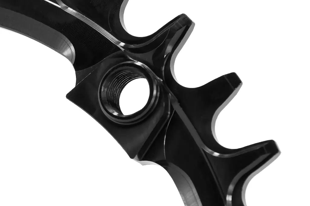 104 BCD Kettenblatt, 4 Loch, rund - schwarz