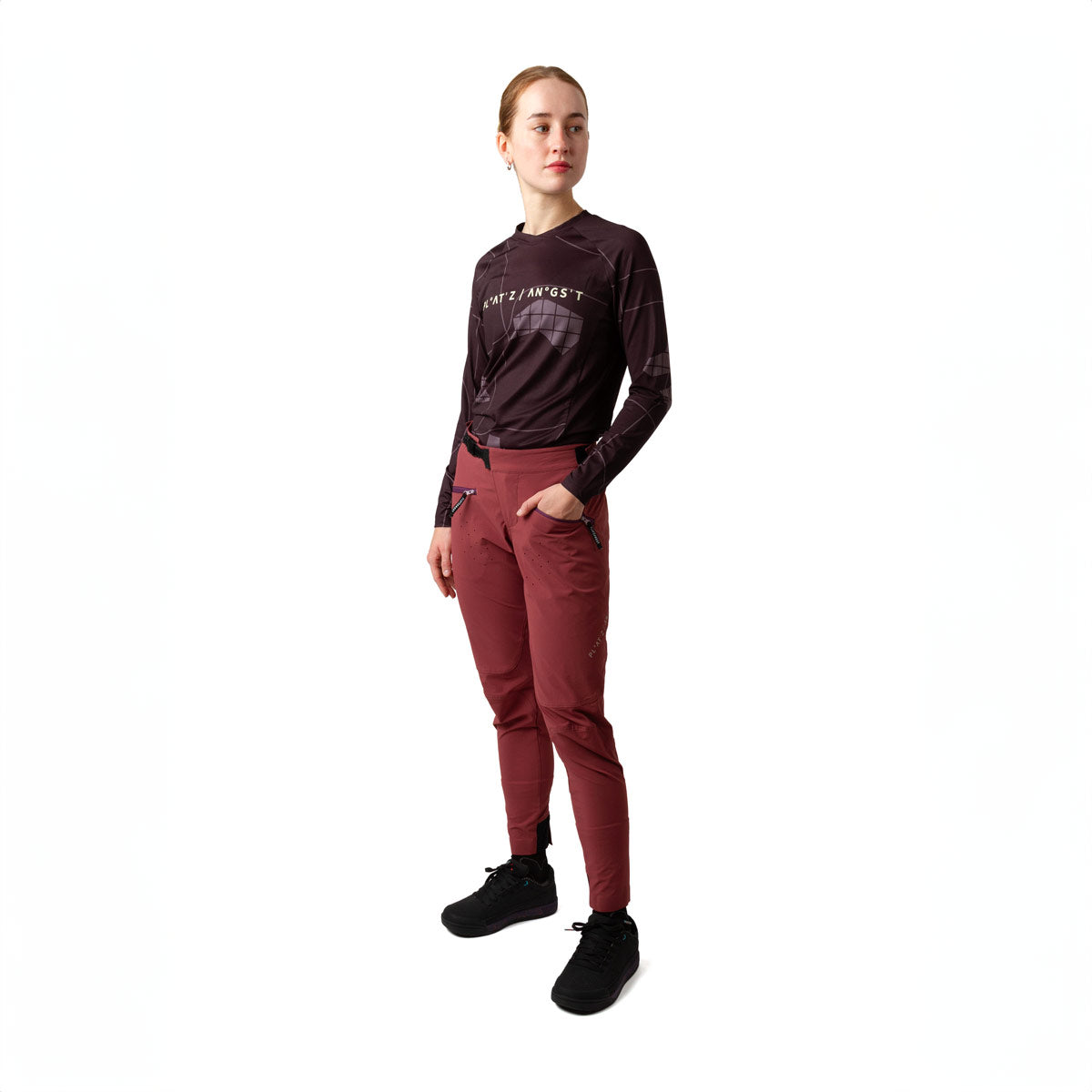 CF Tight Pants Woman - plum