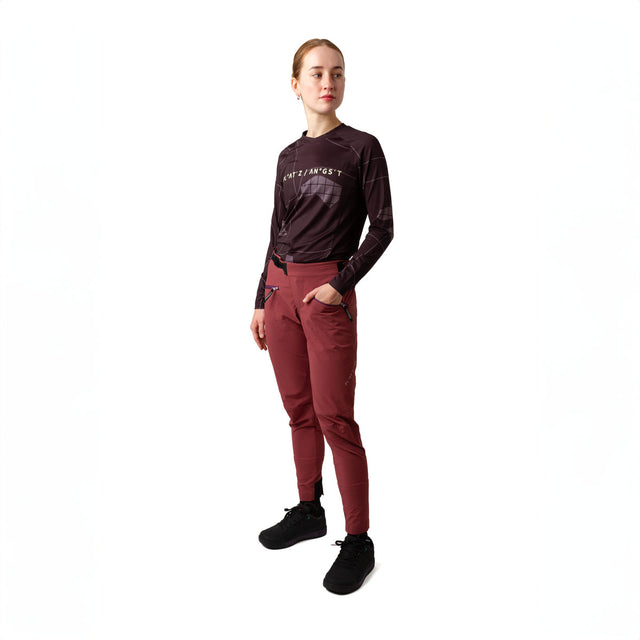 CF Tight Pants Woman - plum