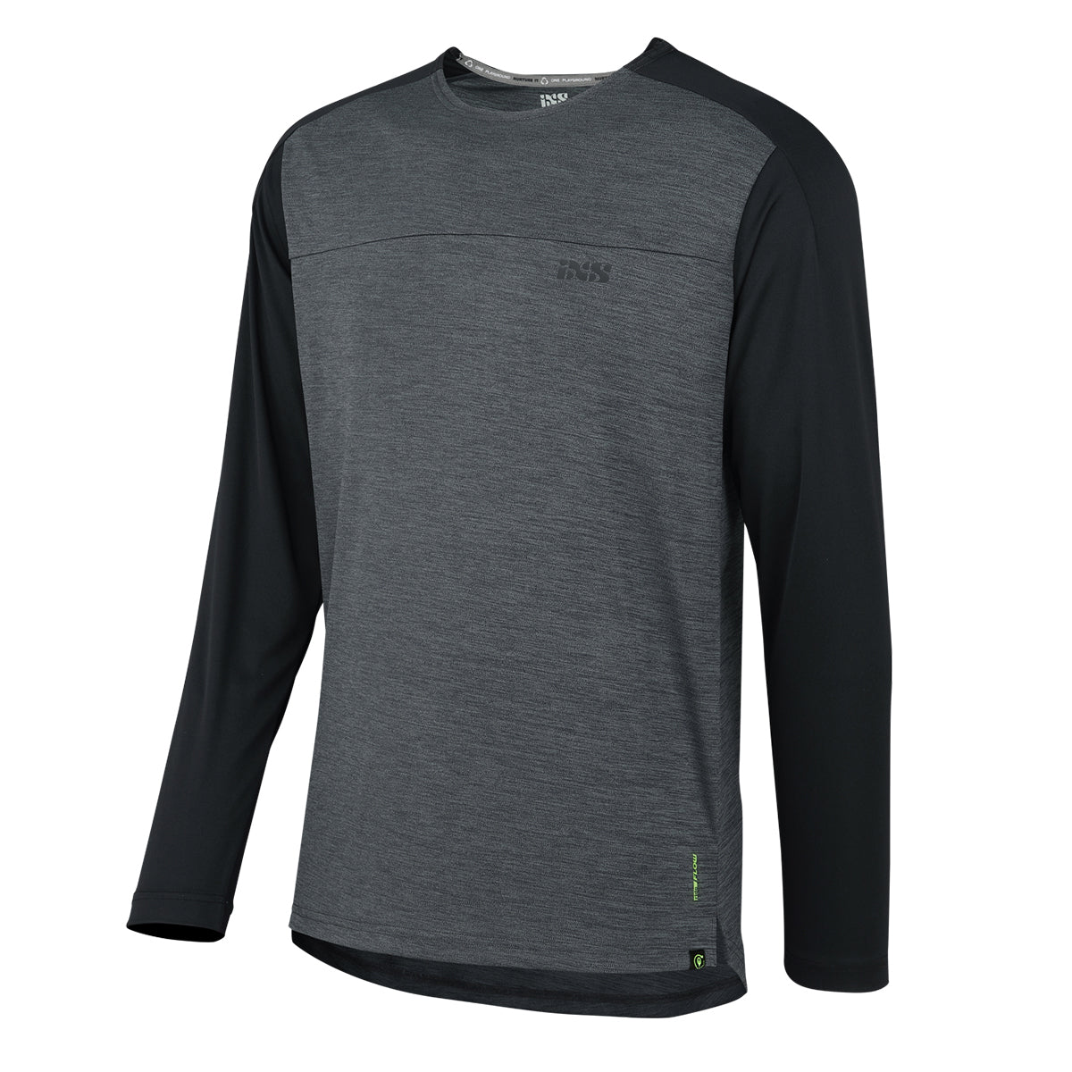 Flow X Trikot langärmlig - Grau/Schwarz