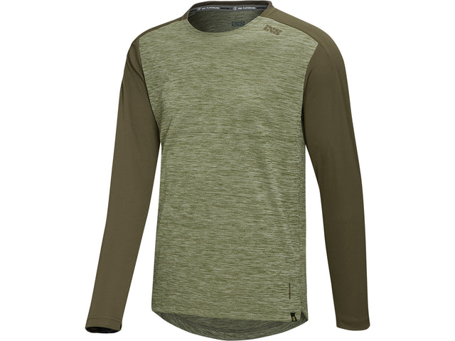 Flow X Kids Long Sleeve Jersey - Olive-Dark Olive