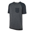 Flow X Kindertrikot kurzärmlig - Grau/Schwarz