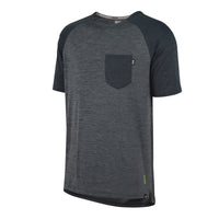 Flow X children's short-sleeve jersey - Gray/Black 