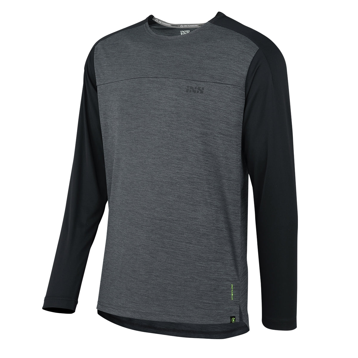 Flow X Kindertrikot langärmlig - Grau/Schwarz