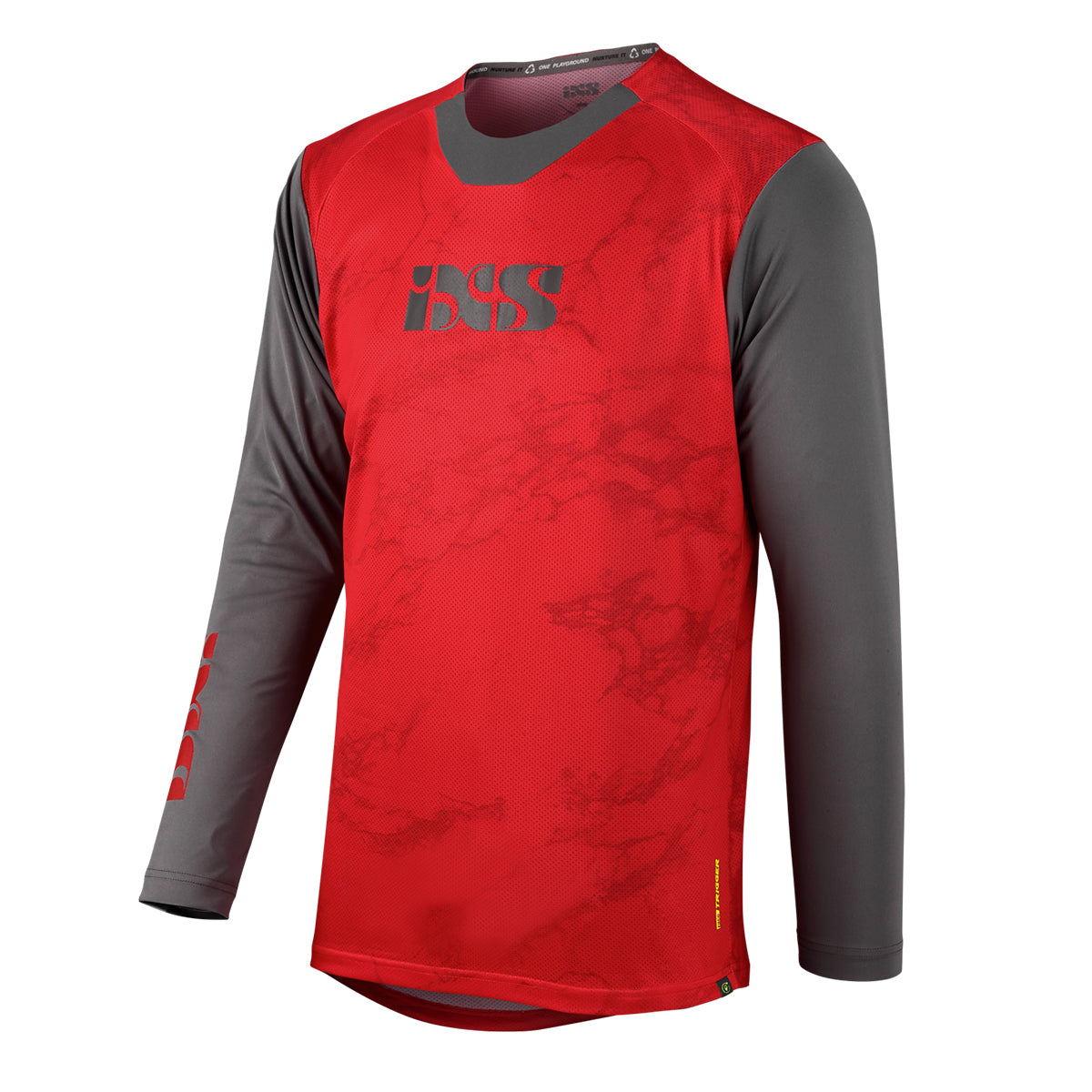 Trigger X Air Kindertrikot langärmlig - Rot/Grau