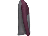 Flow XTG Long Sleeve Henley - Graphite/Raisin