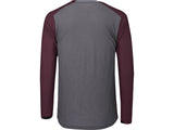 Flow XTG Long Sleeve Henley - Graphite/Raisin