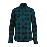 Carve Digger Damenshirt langärmlig - Türkis/Schwarz