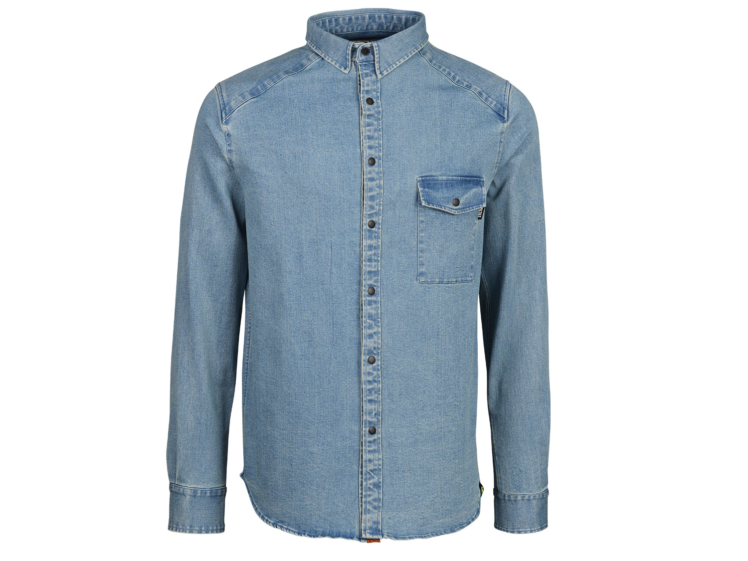 Carve Digger Organic Denim Shirt - Washed Blue