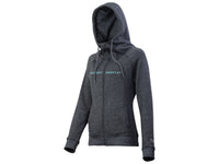 Getoutandplay - Sweat à capuche pour femmes - Gris/Bleu clair