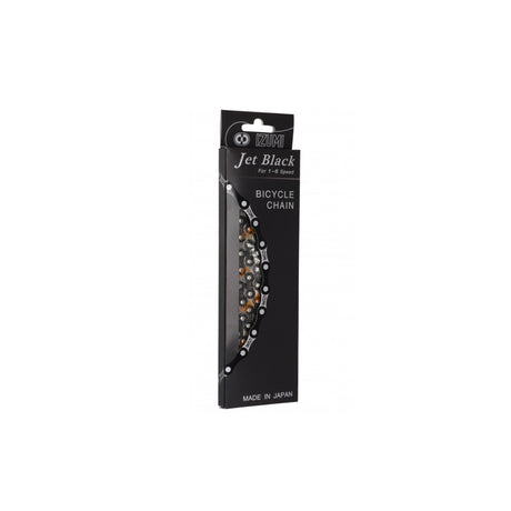 410 C JB/S 5-6 Fach Fahrradkette - Jet Black / Silber