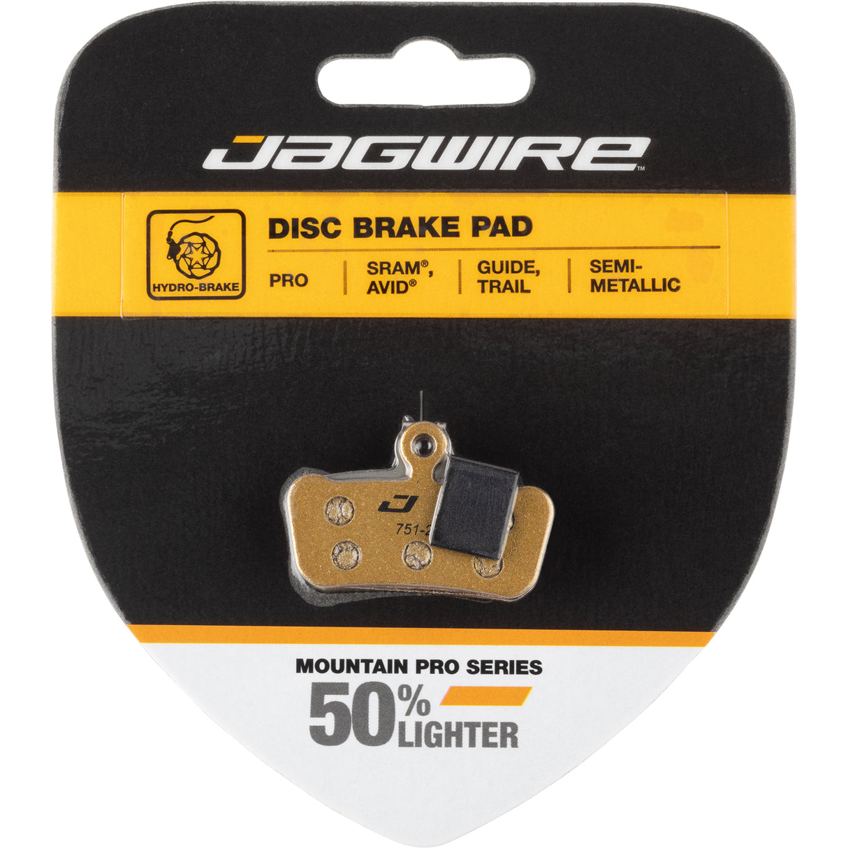 Bremsbeläge Disc Pro Semi-Metallic für Sram Guide, Trail
