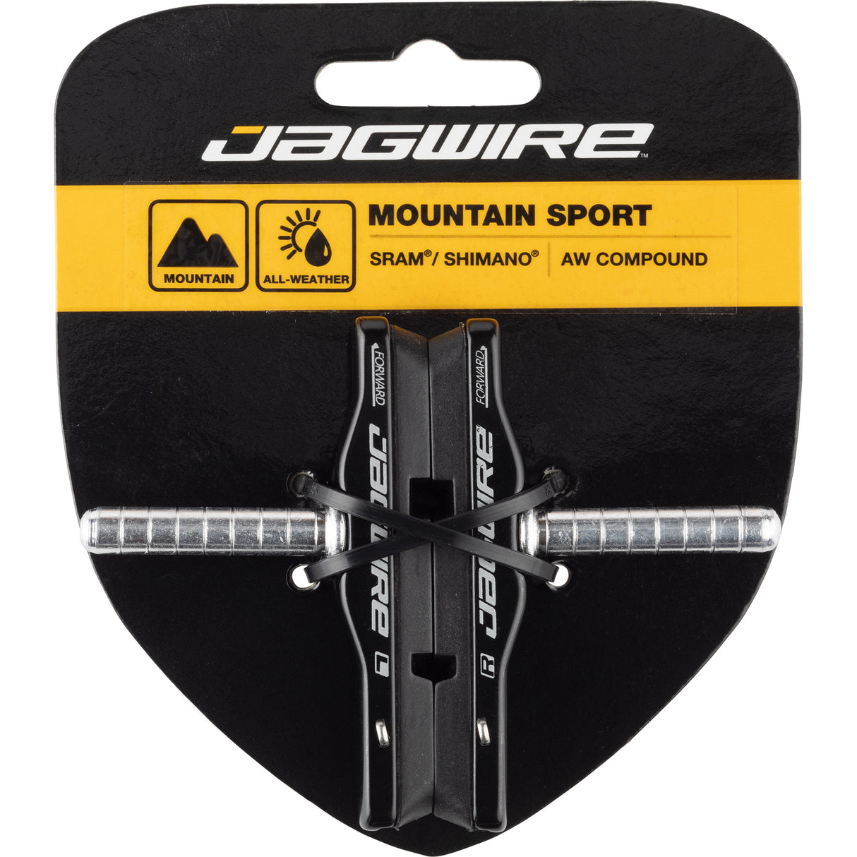 Bremsschuhe Mountain Pro Cartridge für Cantilever - schwarz