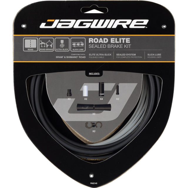 Bremszugset Road Elite Sealed - stealth schwarz