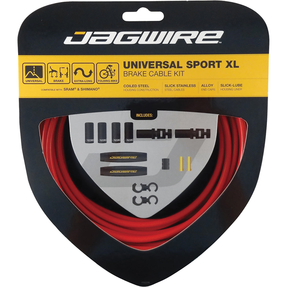 Bremszugset Universal Sport XL - rot