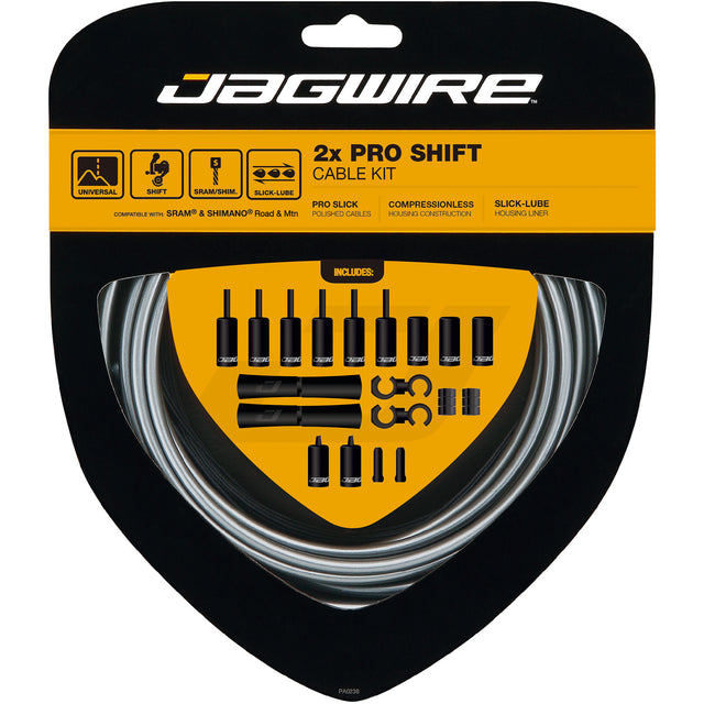Schaltzugset Road & Mountain Pro 2x - grau