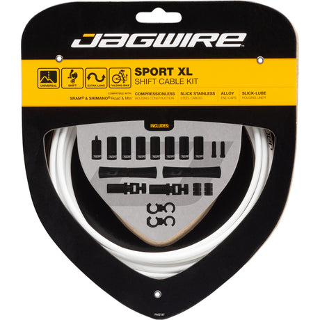 Schaltzugset Road & Mountain Sport XL - weiß