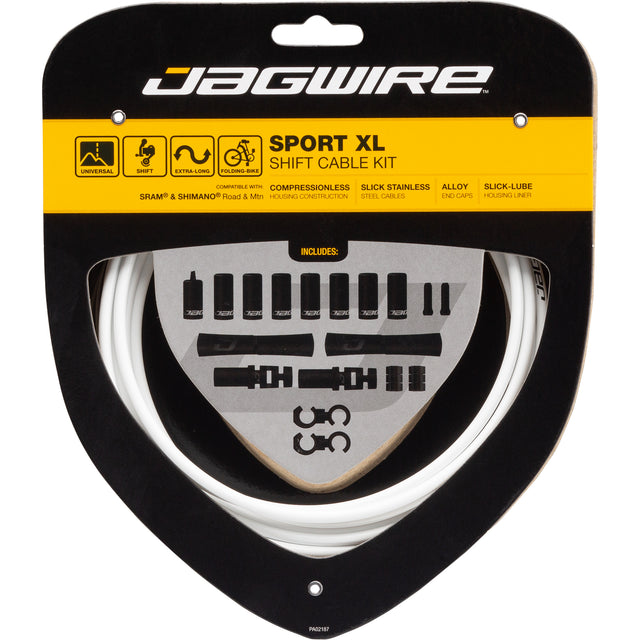 Schaltzugset Road & Mountain Sport XL - weiß