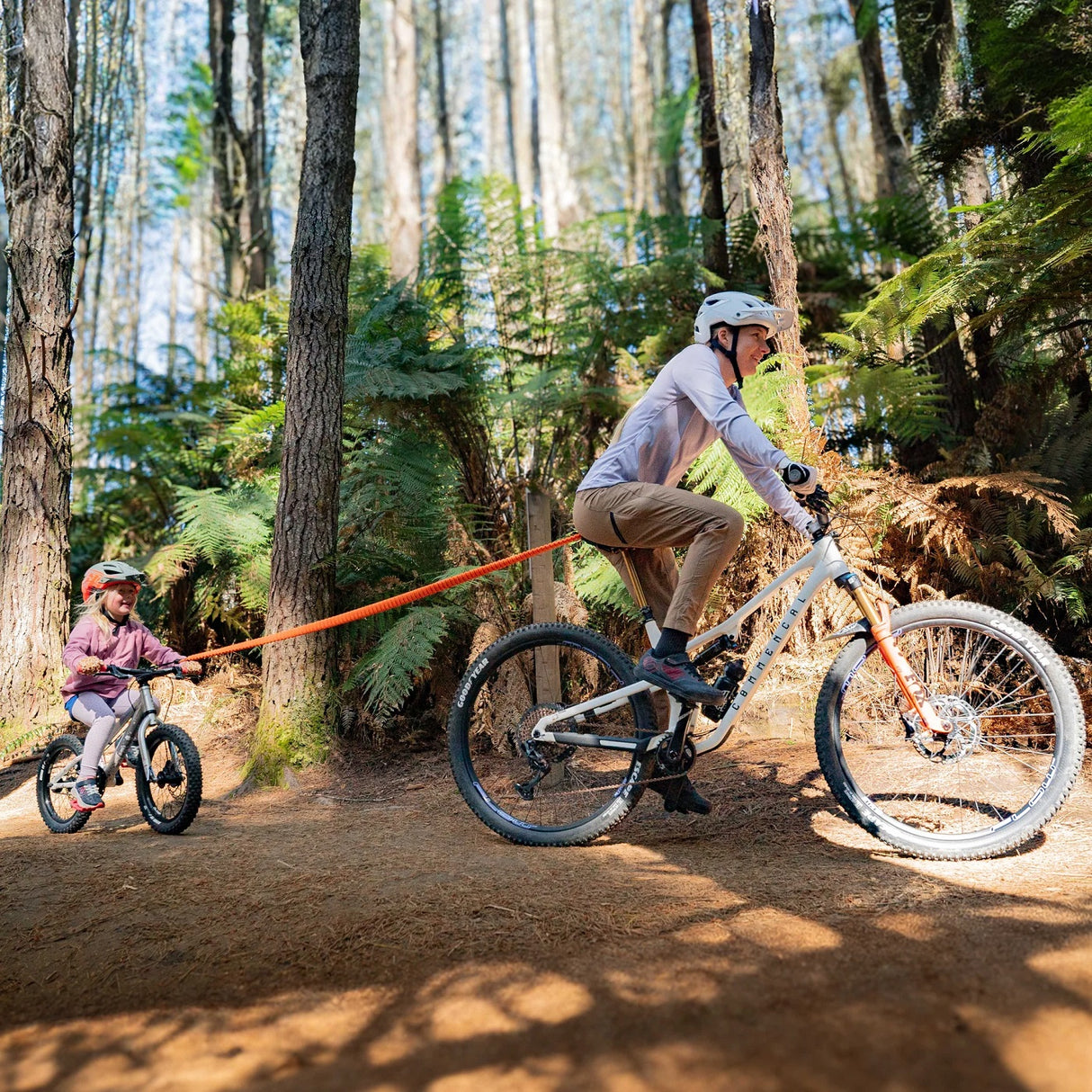 MTB Abschleppseil - orange