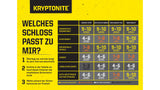 Keeper 785 I.C. Kettenschloss (85cm) - grau