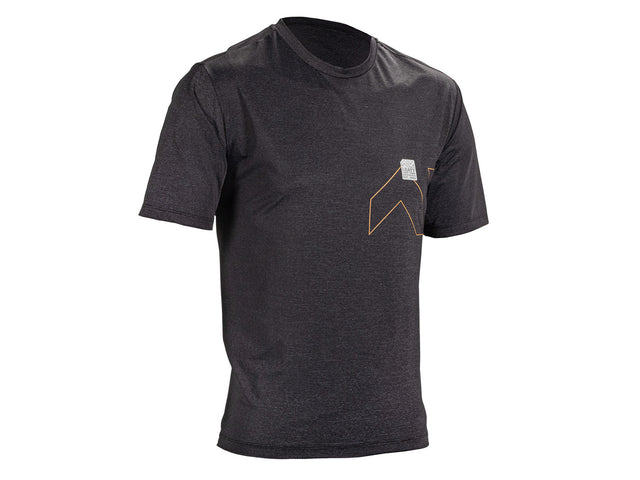 Leatt MTB Trail 1.0 X-Flow Short Sleeve Jersey - Black - 2025