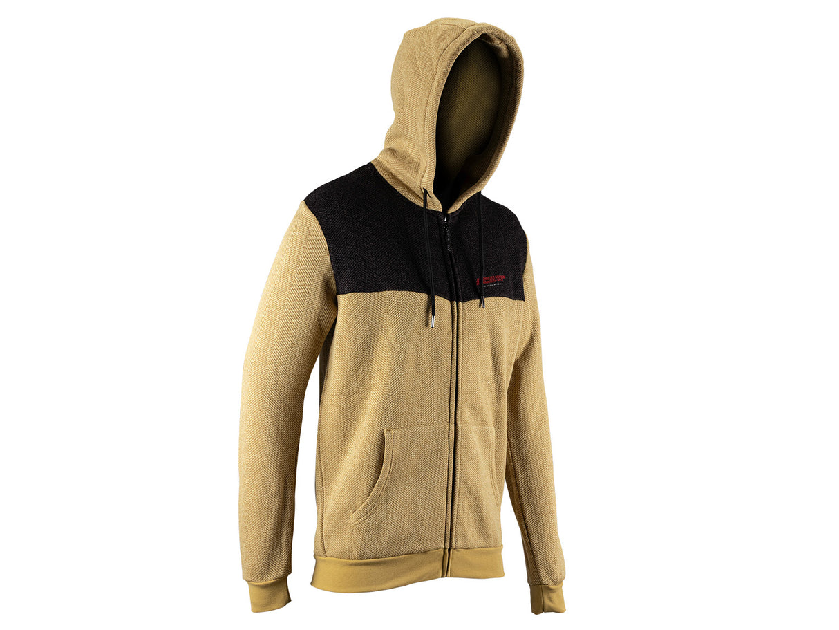 Zip Hoodie Tech - Brass Brown