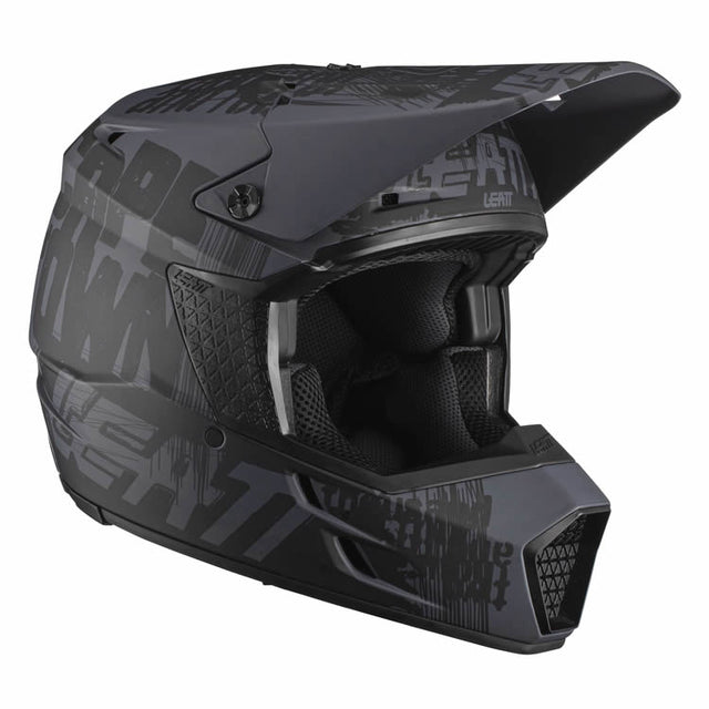 Motocrosshelm 3.5 V21.1 - schwarz