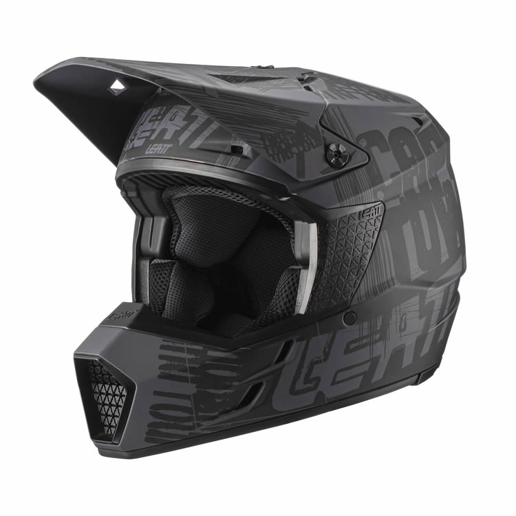 Motocrosshelm 3.5 V21.1 - schwarz