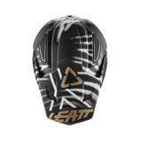Motocrosshelm GPX 5.5 Composite - schwarz-weiss-gold