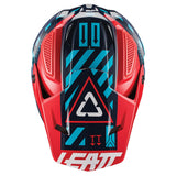 Motocrosshelm GPX 5.5 V19.1 blau-rot