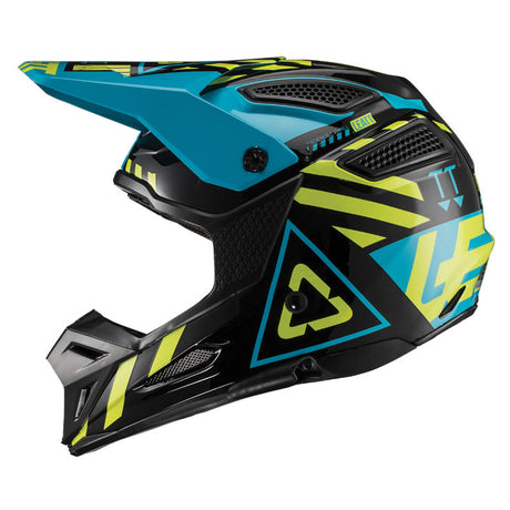Motocrosshelm GPX 5.5 V19.1 schwarz-lime