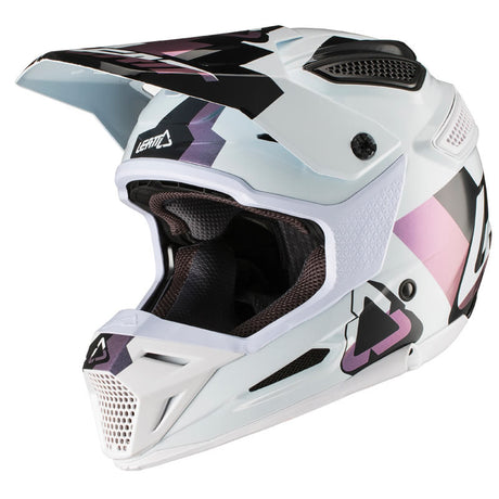 Motocrosshelm GPX 5.5 V19.2 weiss-schwarz