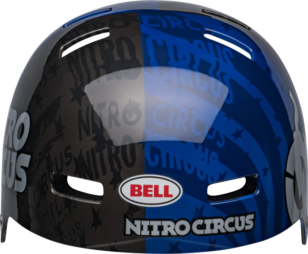 LOCAL Fahrradhelm - gloss navy/sliver nitro