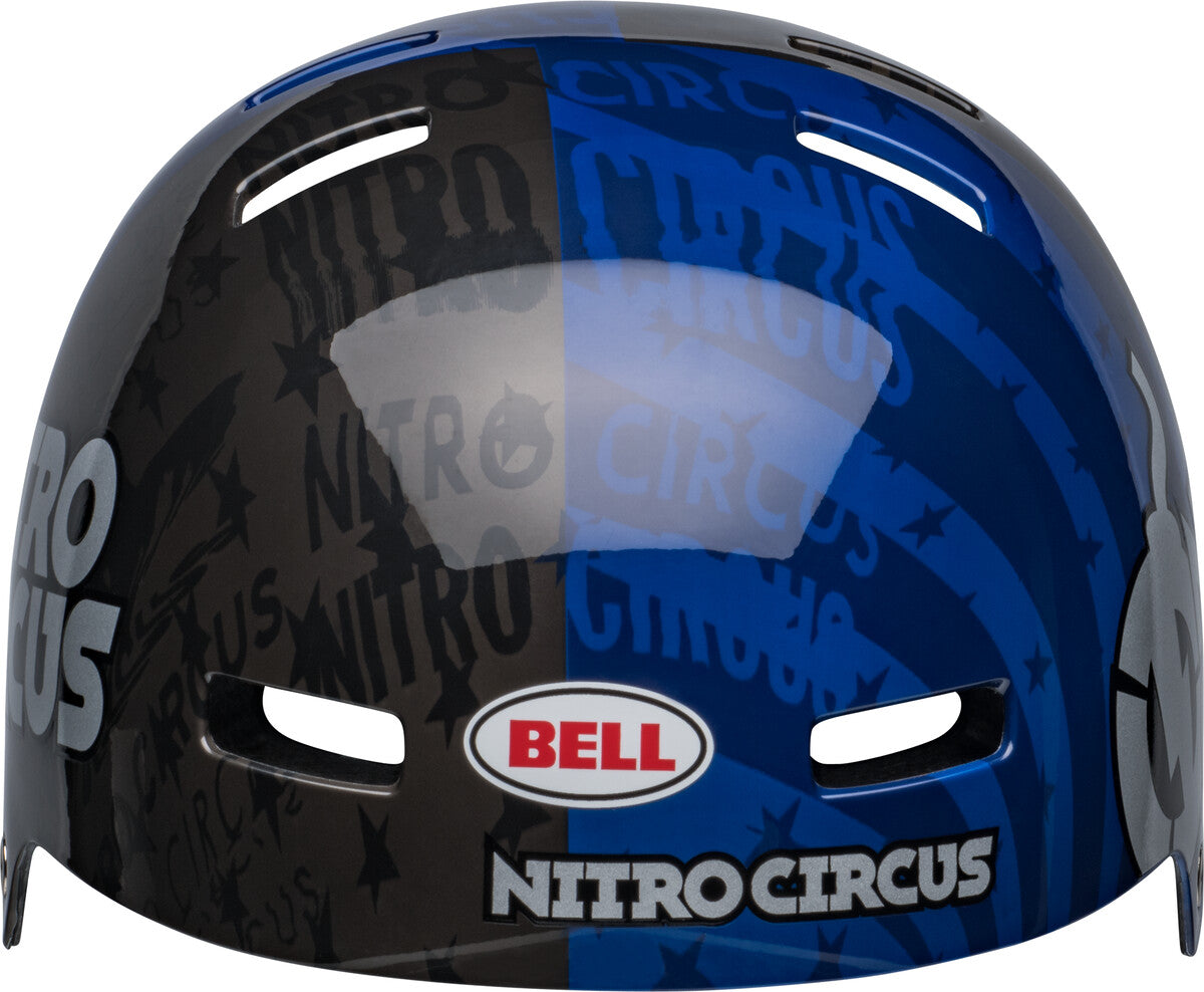 LOCAL Fahrradhelm - gloss navy/sliver nitro