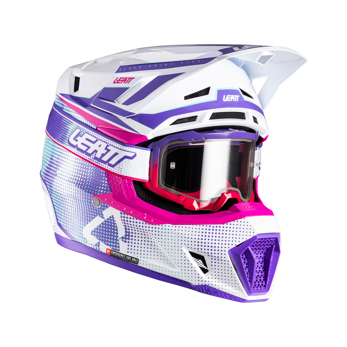 Helmet Kit Moto 7.5 - Purple