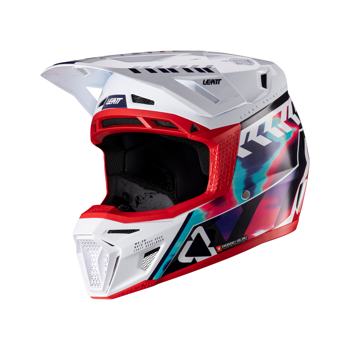 Helmet Kit Moto 8.5 - Royal Bue Blue/Red