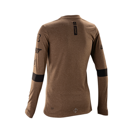 Jersey MTB Gravity 3.0 Long Sleeve Women - Loam Brown