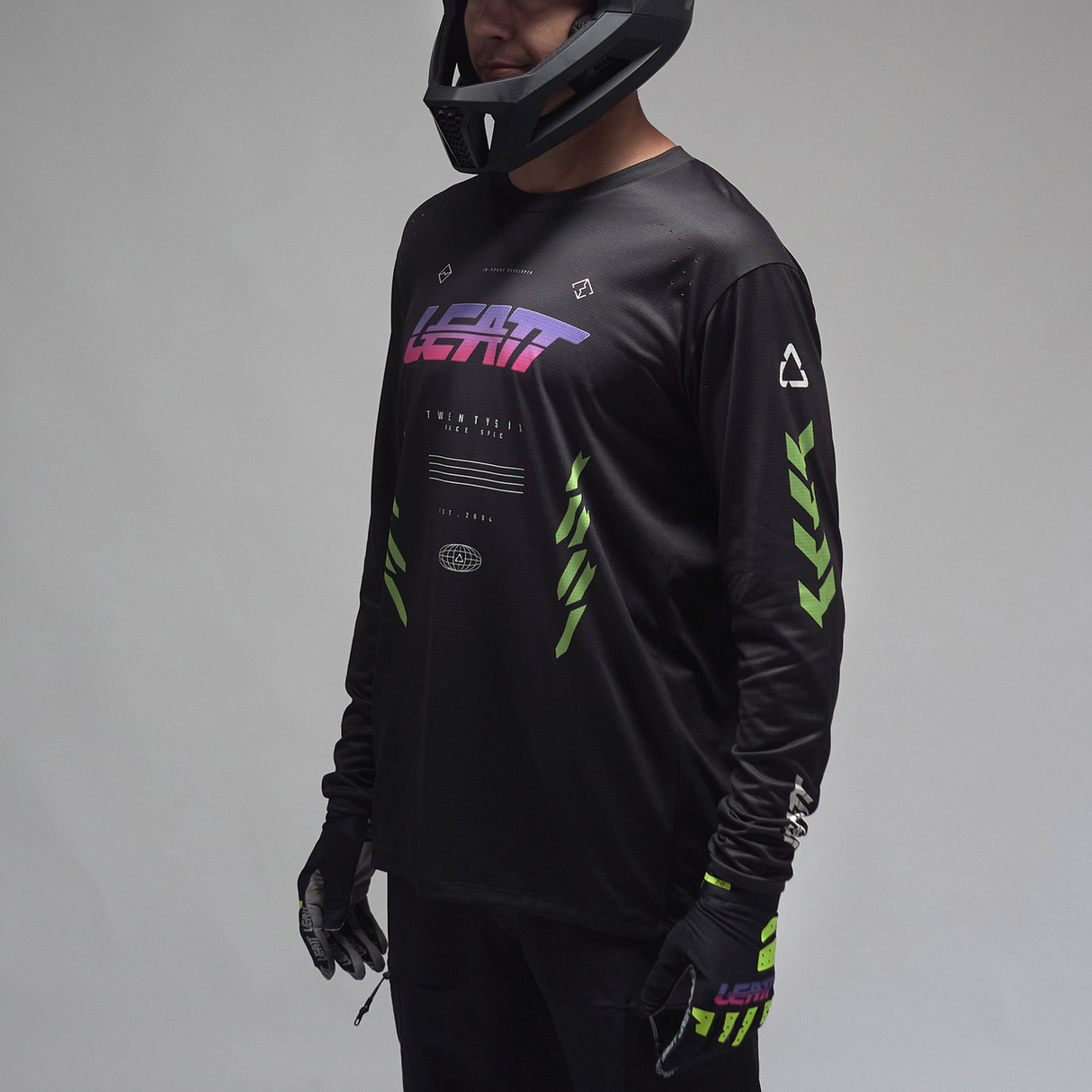 Jersey MTB Gravity 4.0 Long Sleeve - Race Black