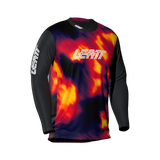 Jersey MTB Gravity 4.0 Long Sleeve Jr - Heatmap Red