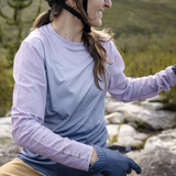 Jersey MTB Trail 3.0 Long Sleeve Women - Cosmic Blue