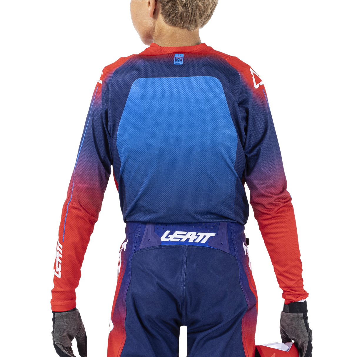 Jersey Moto 4.5 Jr - Royal Blue/Red