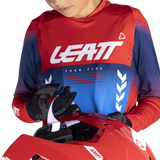 Jersey Moto 4.5 Jr - Royal Blue/Red