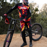 Pant MTB Gravity 8.0 - Heatmap Red