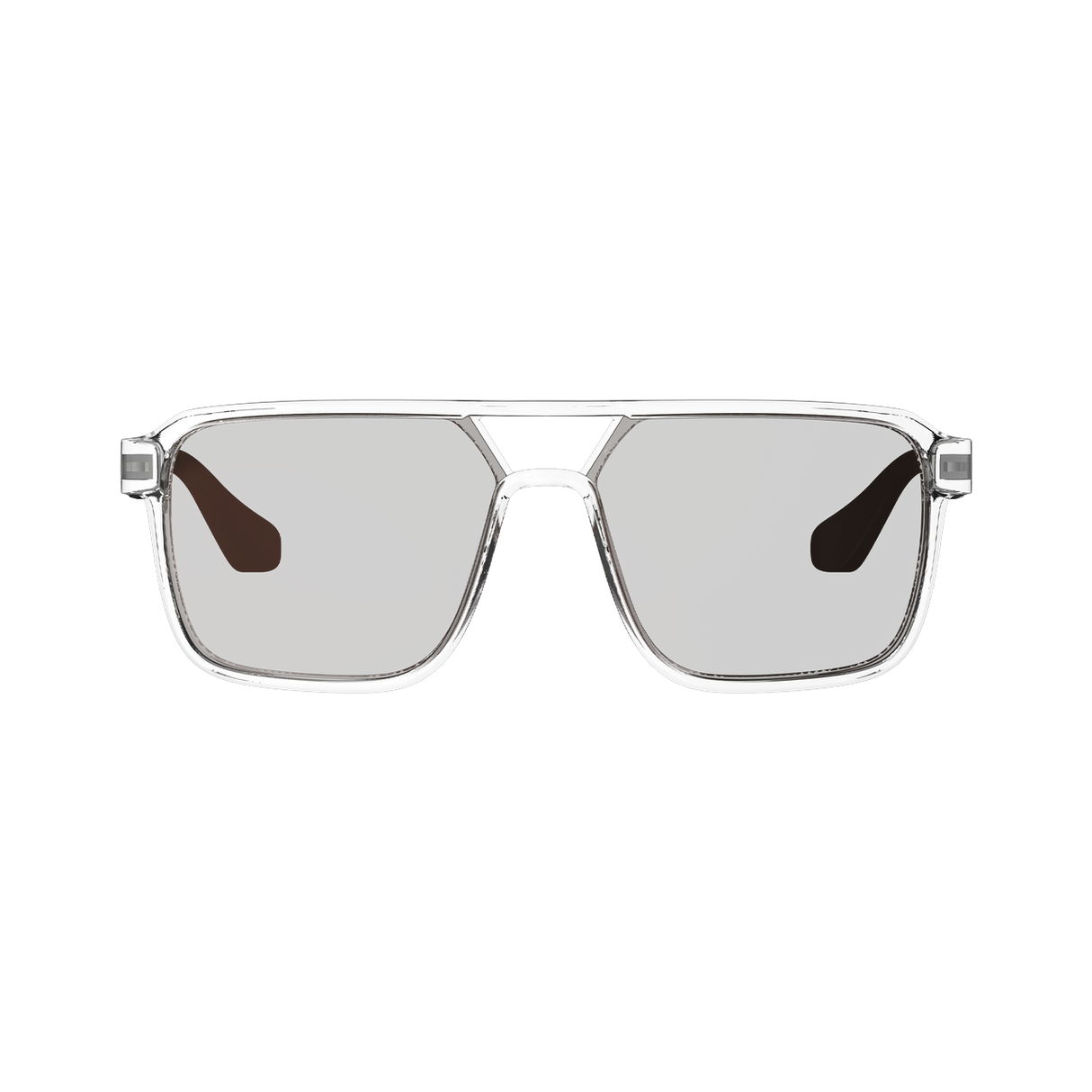 Sunglasses TheViz Pyrenees - Clear/Silver Polarized Silver 34% VLT